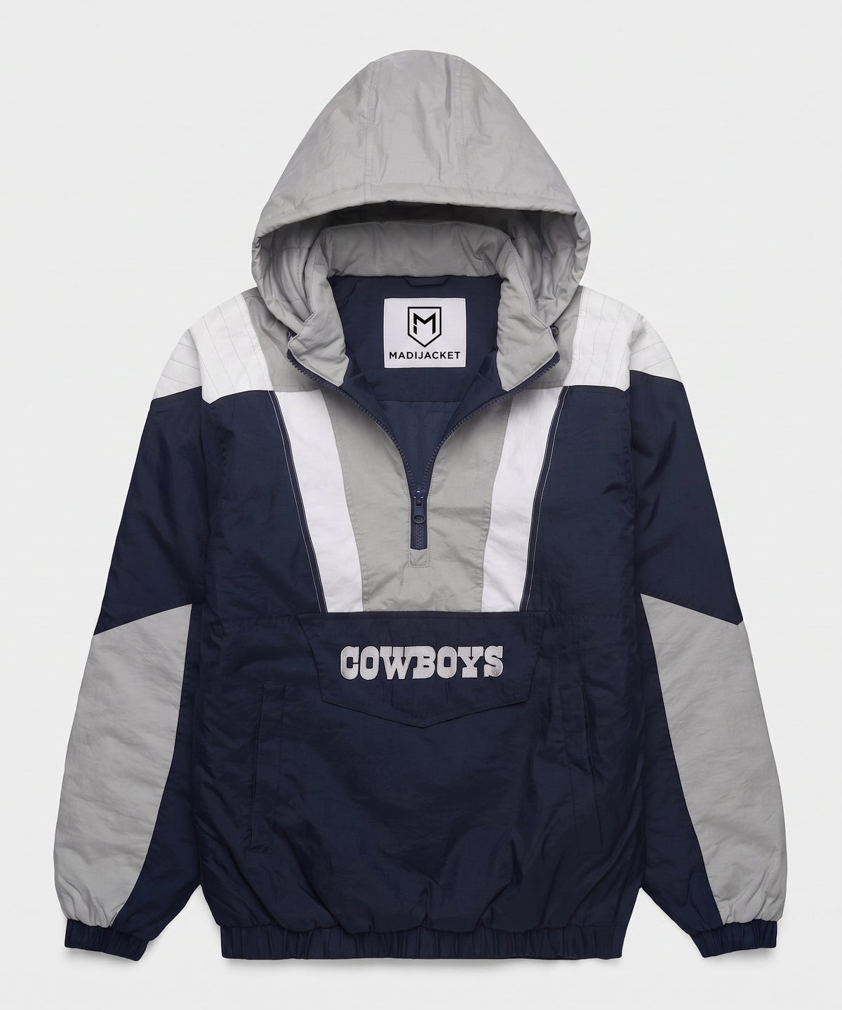 Cowboys Inspired Hooded Pullover Jacket Main image