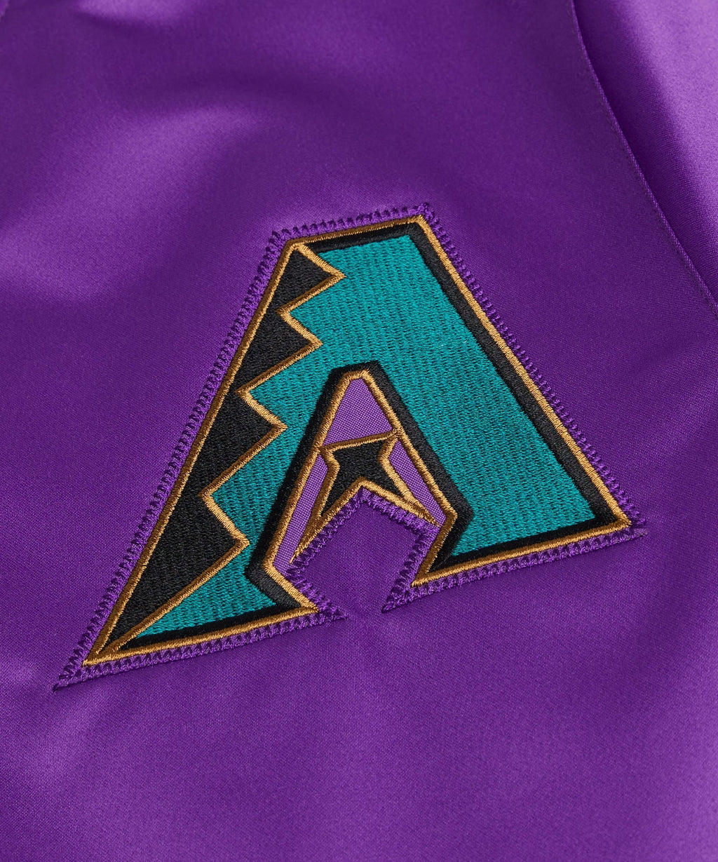 Diamondbacks Heavyweight Satin Fan Jacket