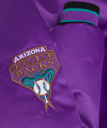 Diamondbacks Heavyweight Satin Fan Jacket
