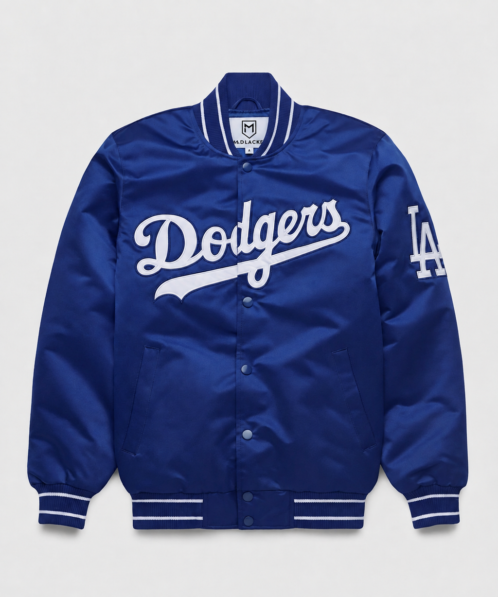 Dodgers Heavyweight Satin Fan Jacket
