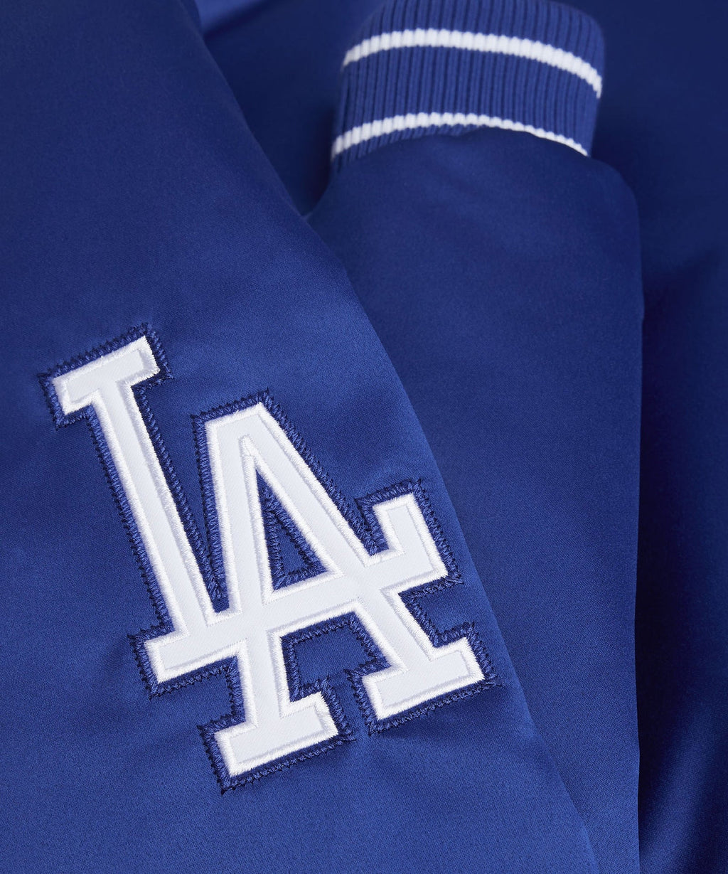 Dodgers Heavyweight Satin Fan Jacket