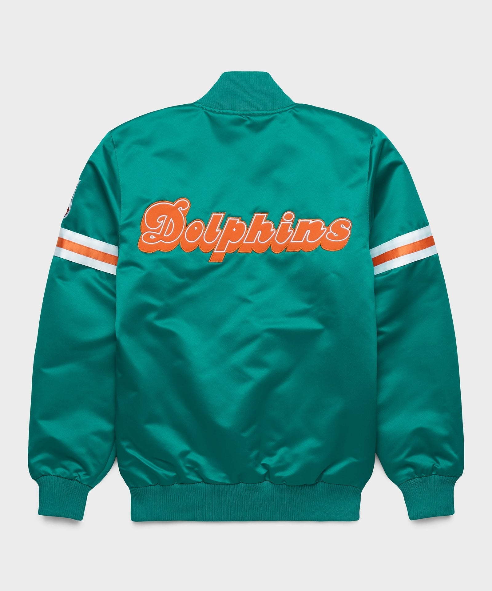 Dolphins Heavyweight Satin Fan Jacket Secondary image