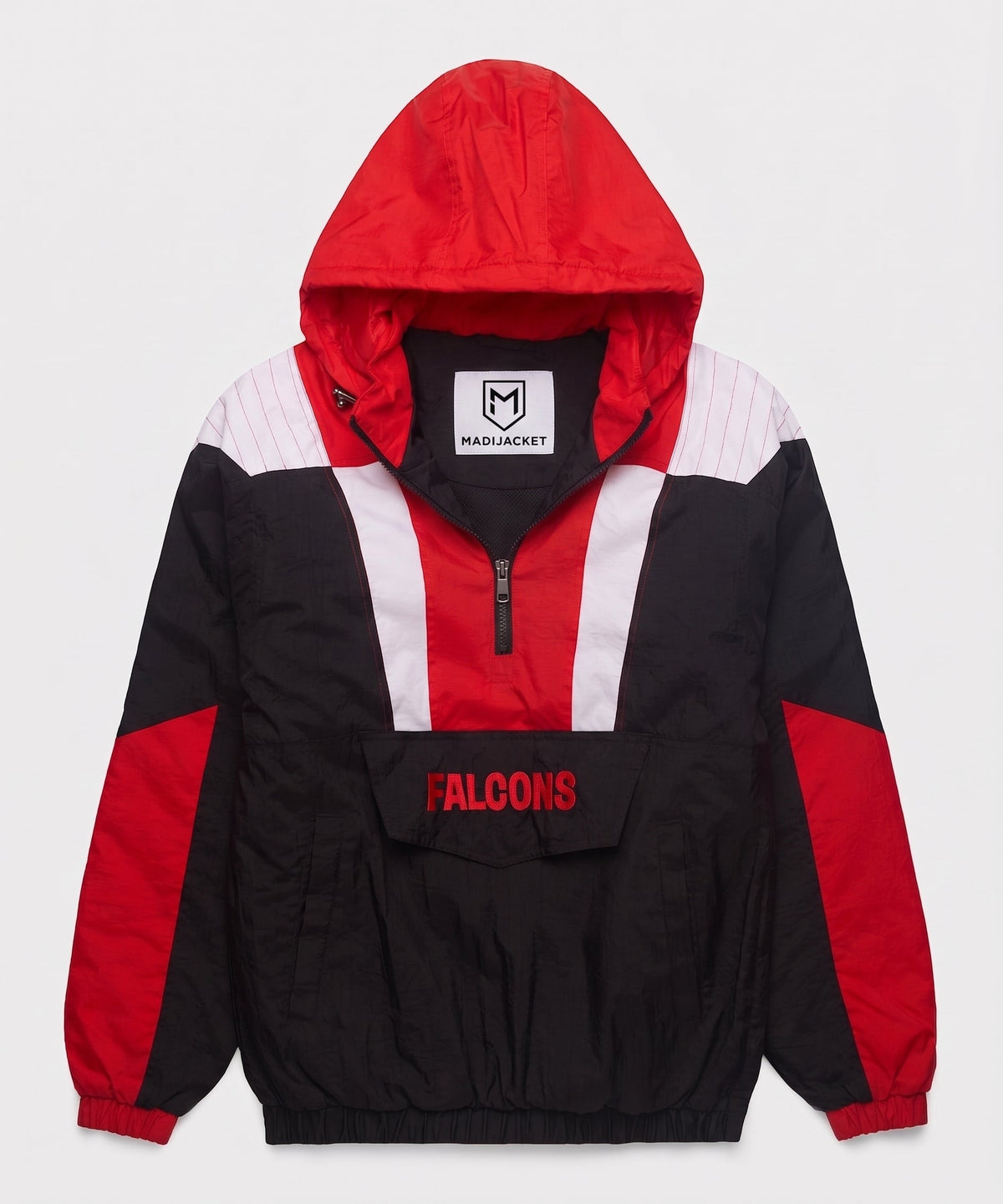 Falcons Inspired Hooded Pullover Jacket