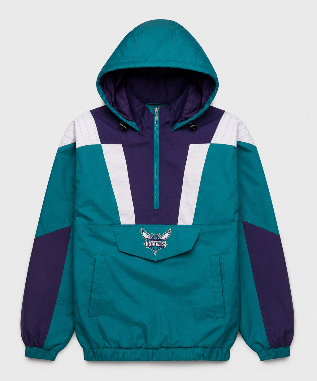 Hornets Inspired Hooded Pullover Jacket