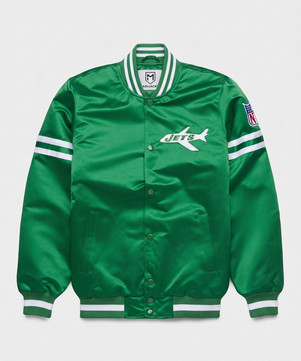 Jets Heavyweight Satin Fan Jacket