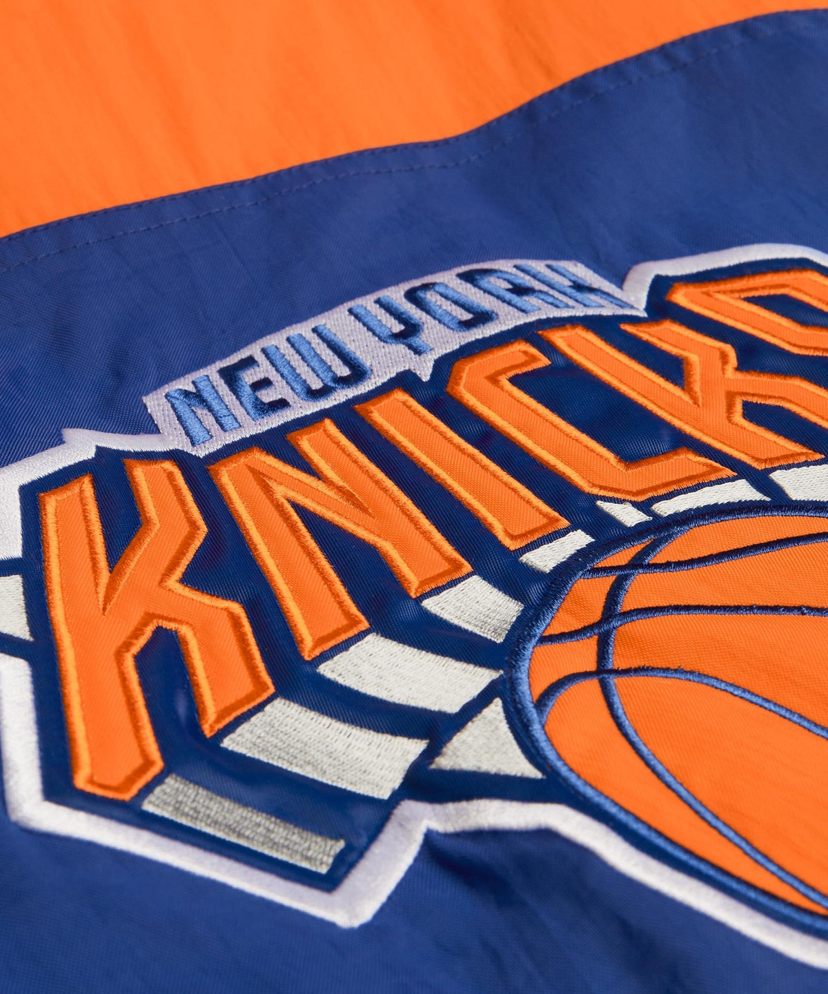 Knicks Inspired Hooded Pullover Jacket