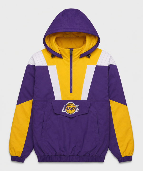 Lakers Inspired Hooded Pullover Jacket