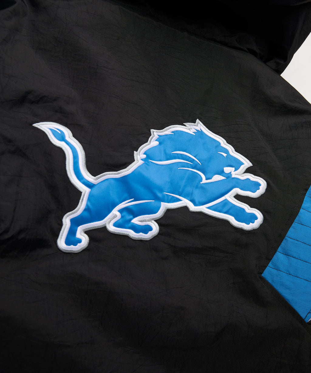Lions Inspired Blackout Hooded Pullover Jacket