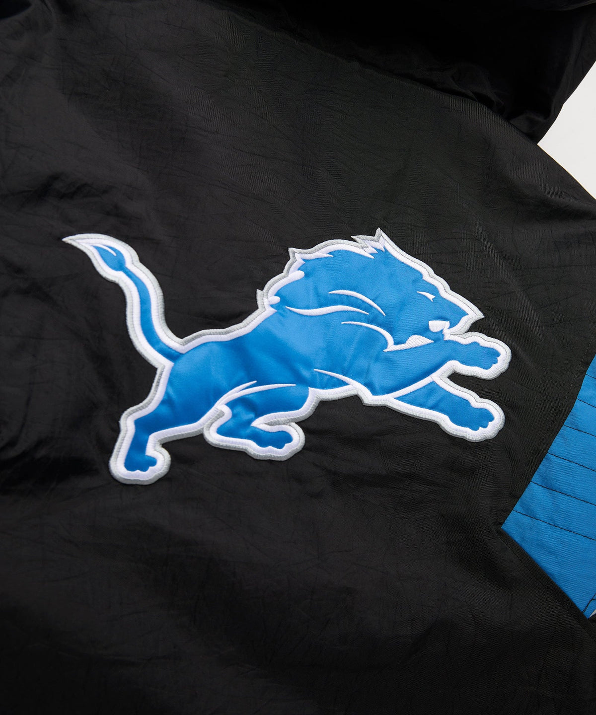 Lions Inspired Blackout Hooded Pullover Jacket