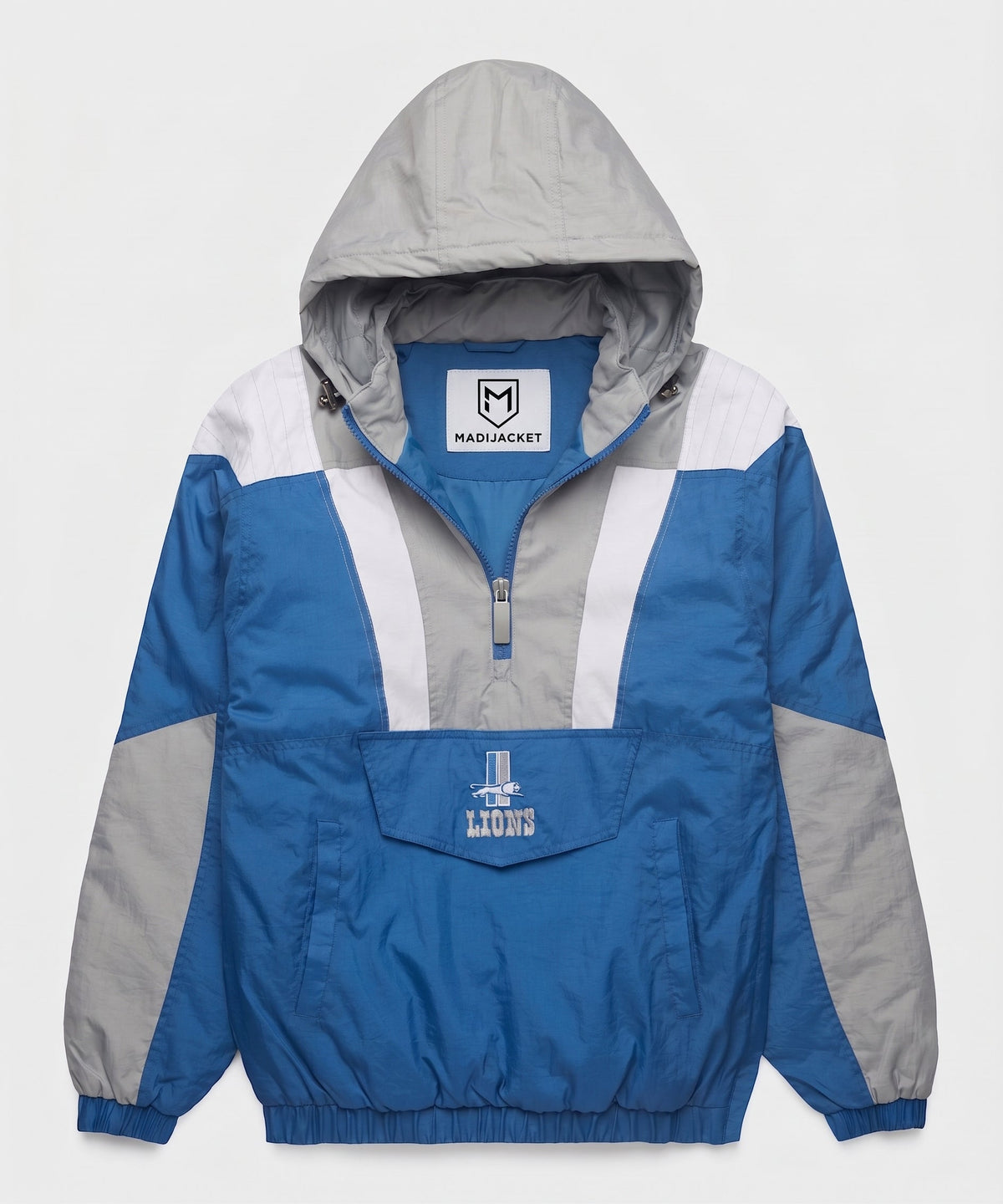 Lions Inspired Hooded Pullover Jacket