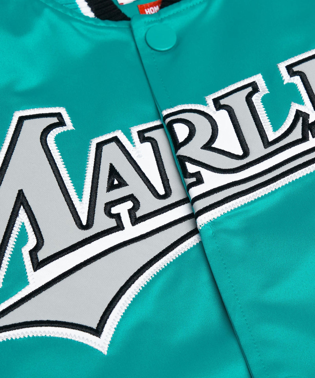Marlins Heavyweight Satin Fan Jacket
