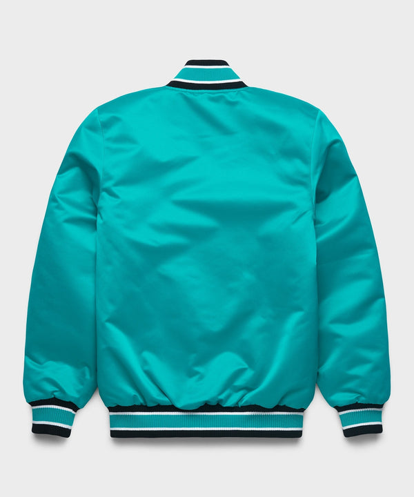 Marlins Heavyweight Satin Fan Jacket