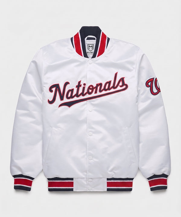 Nationals Heavyweight Satin Fan Jacket