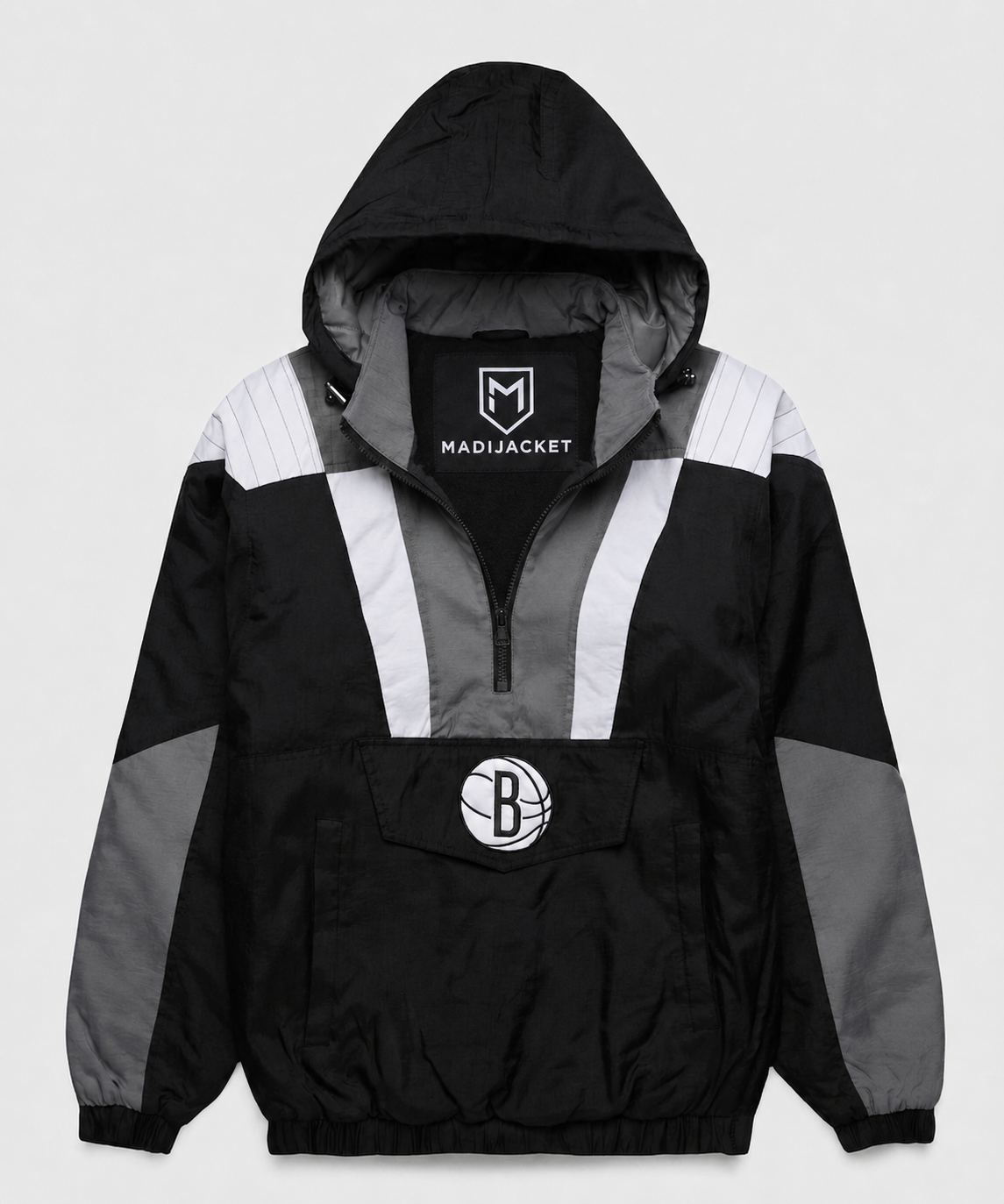 Nets Inspired Hooded Pullover Jacket Main image