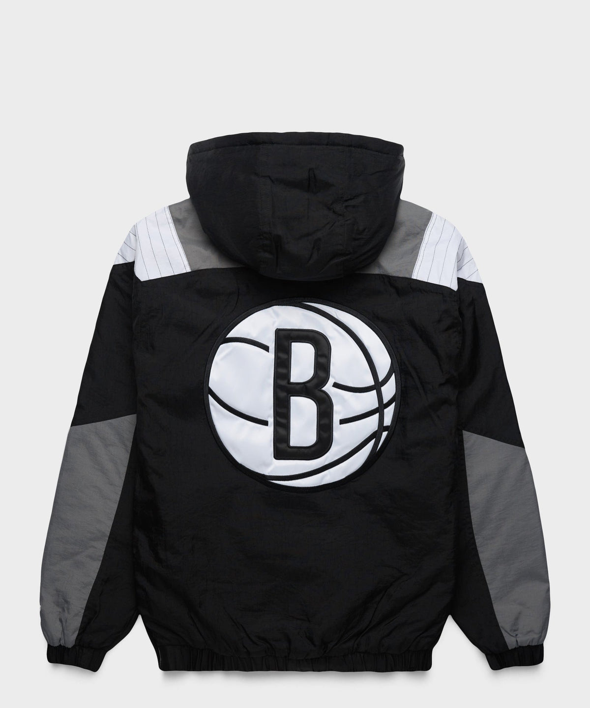 Nets Inspired Hooded Pullover Jacket