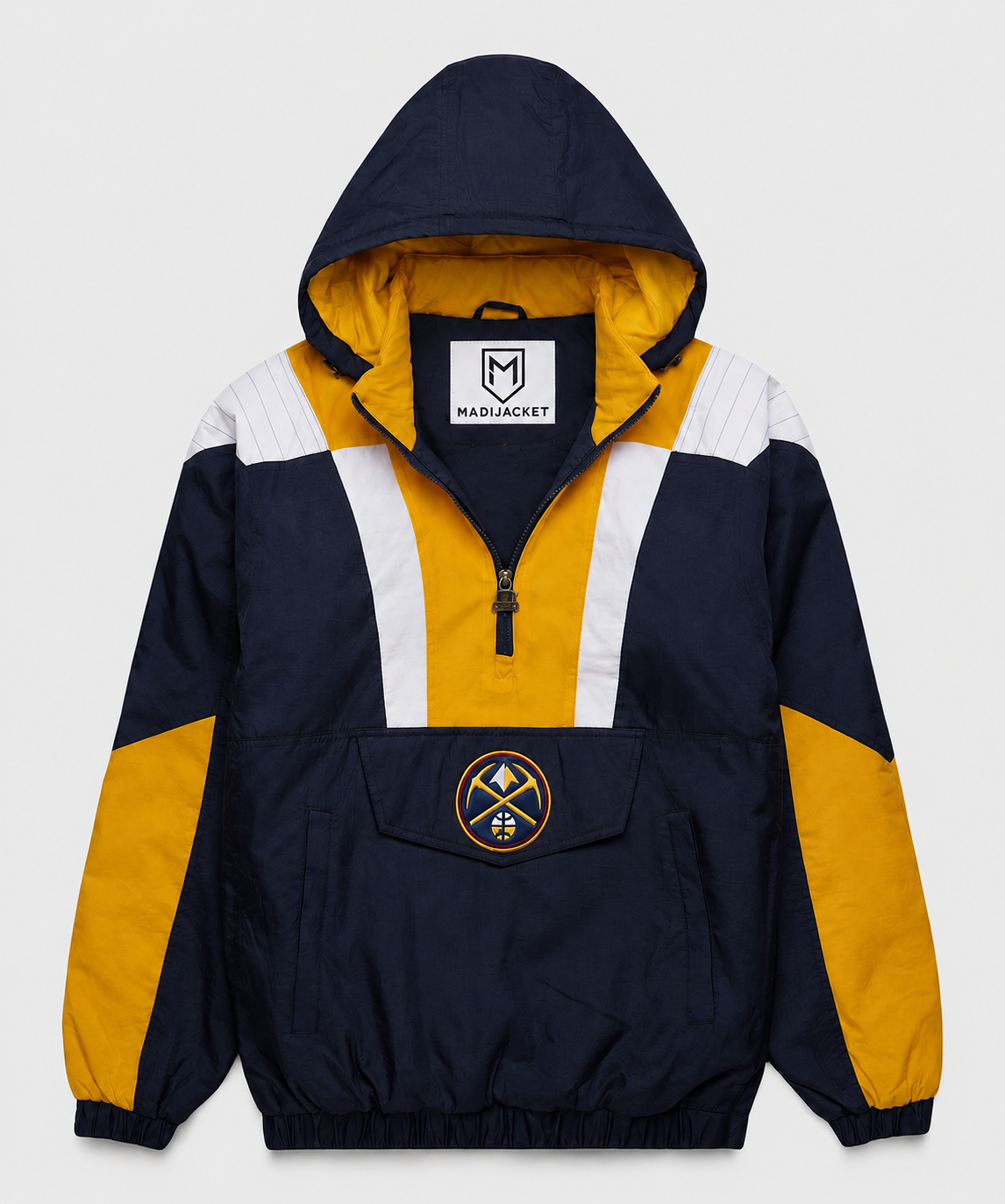 Nuggets Inspired Hooded Pullover Jacket