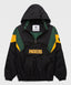 Packers Inspired Blackout Hooded Pullover Jacket