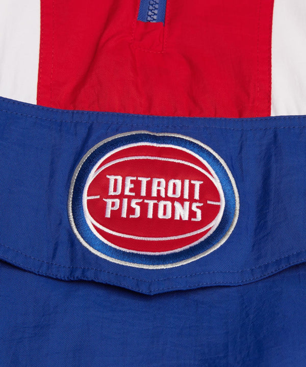 Pistons Inspired Hooded Pullover Jacket