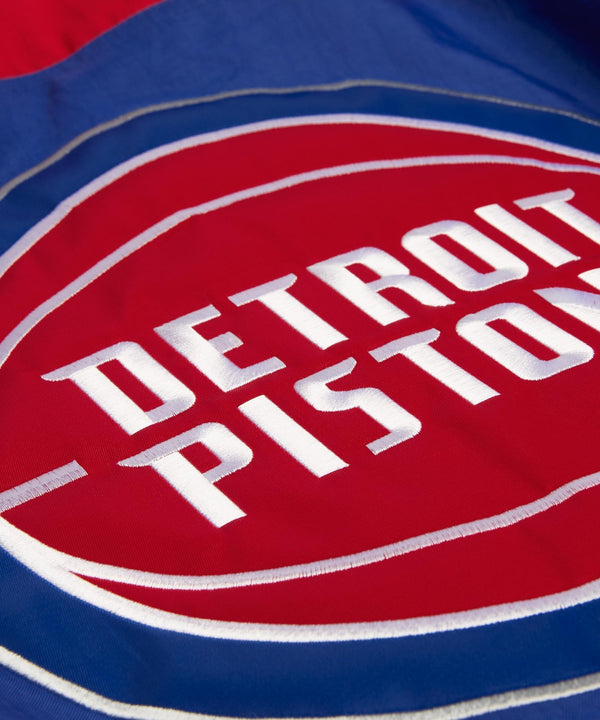 Pistons Inspired Hooded Pullover Jacket