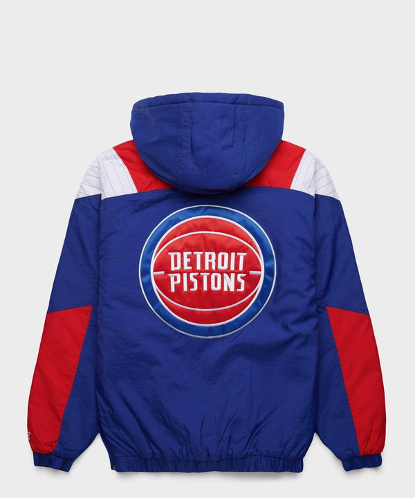 Pistons Inspired Hooded Pullover Jacket