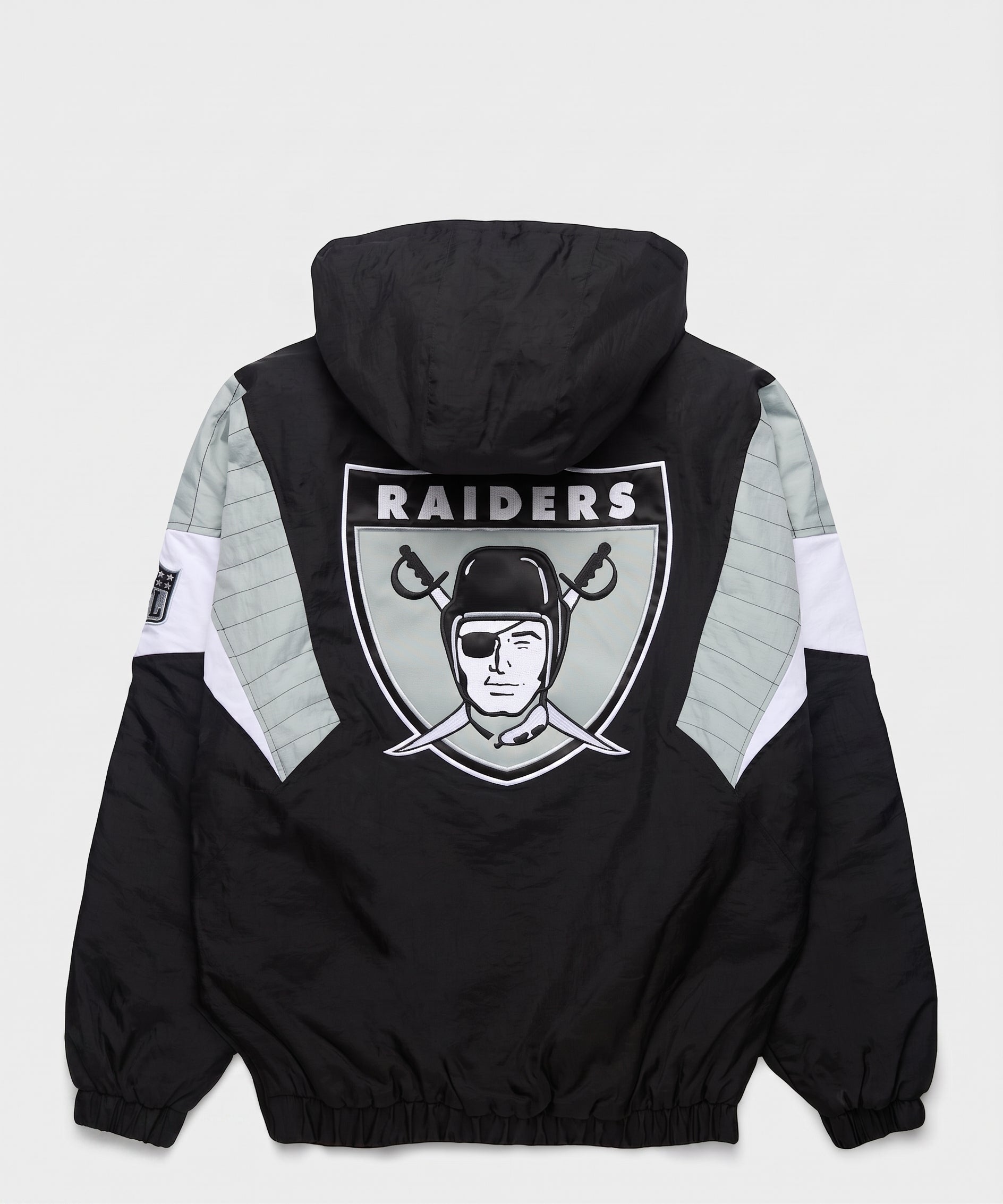 Raiders Inspired Blackout Hooded Pullover Jacket Secondary image