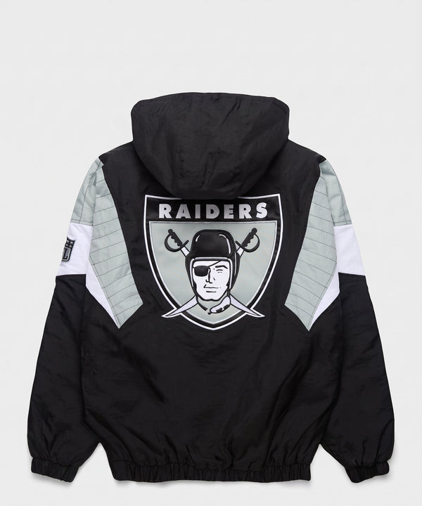 Raiders Inspired Blackout Hooded Pullover Jacket