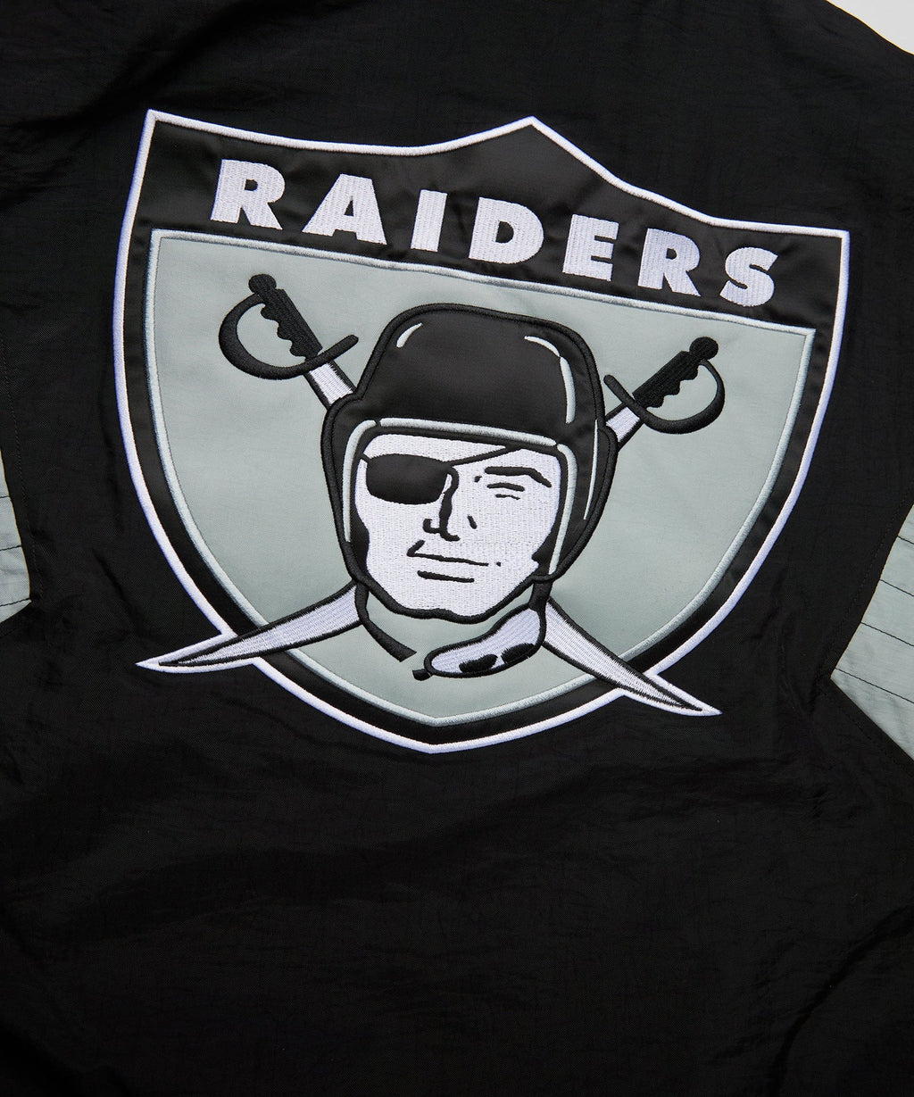 Raiders Inspired Blackout Hooded Pullover Jacket