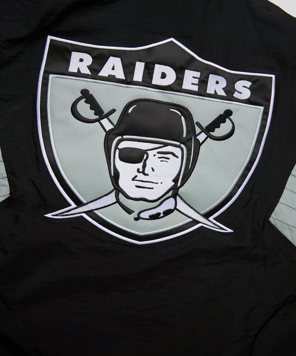 Raiders Inspired Blackout Hooded Pullover Jacket