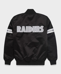 Raiders Heavyweight Satin Fan Jacket