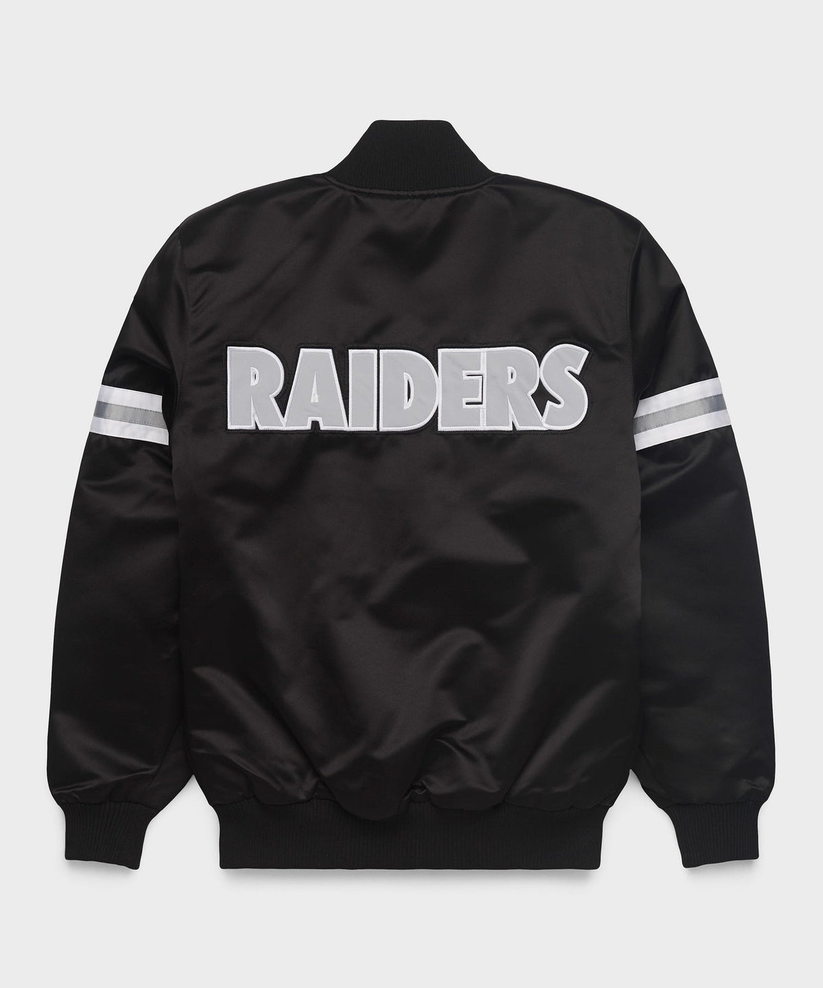 Raiders Heavyweight Satin Fan Jacket