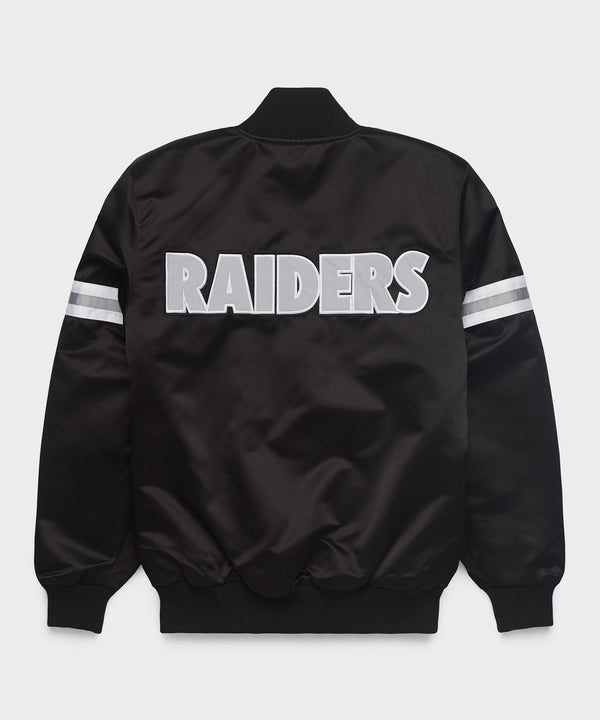 Raiders Heavyweight Satin Fan Jacket