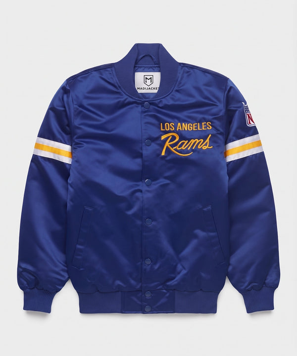 Rams Heavyweight Satin Fan Jacket