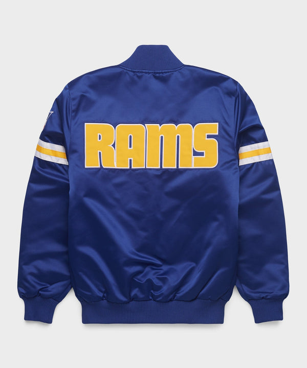 Rams Heavyweight Satin Fan Jacket