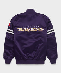 Ravens Heavyweight Satin Fan Jacket