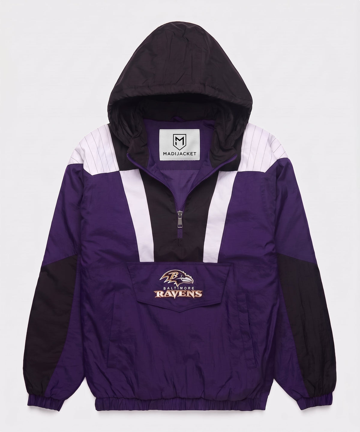 Ravens Inspired Hooded Pullover Jacket Main image