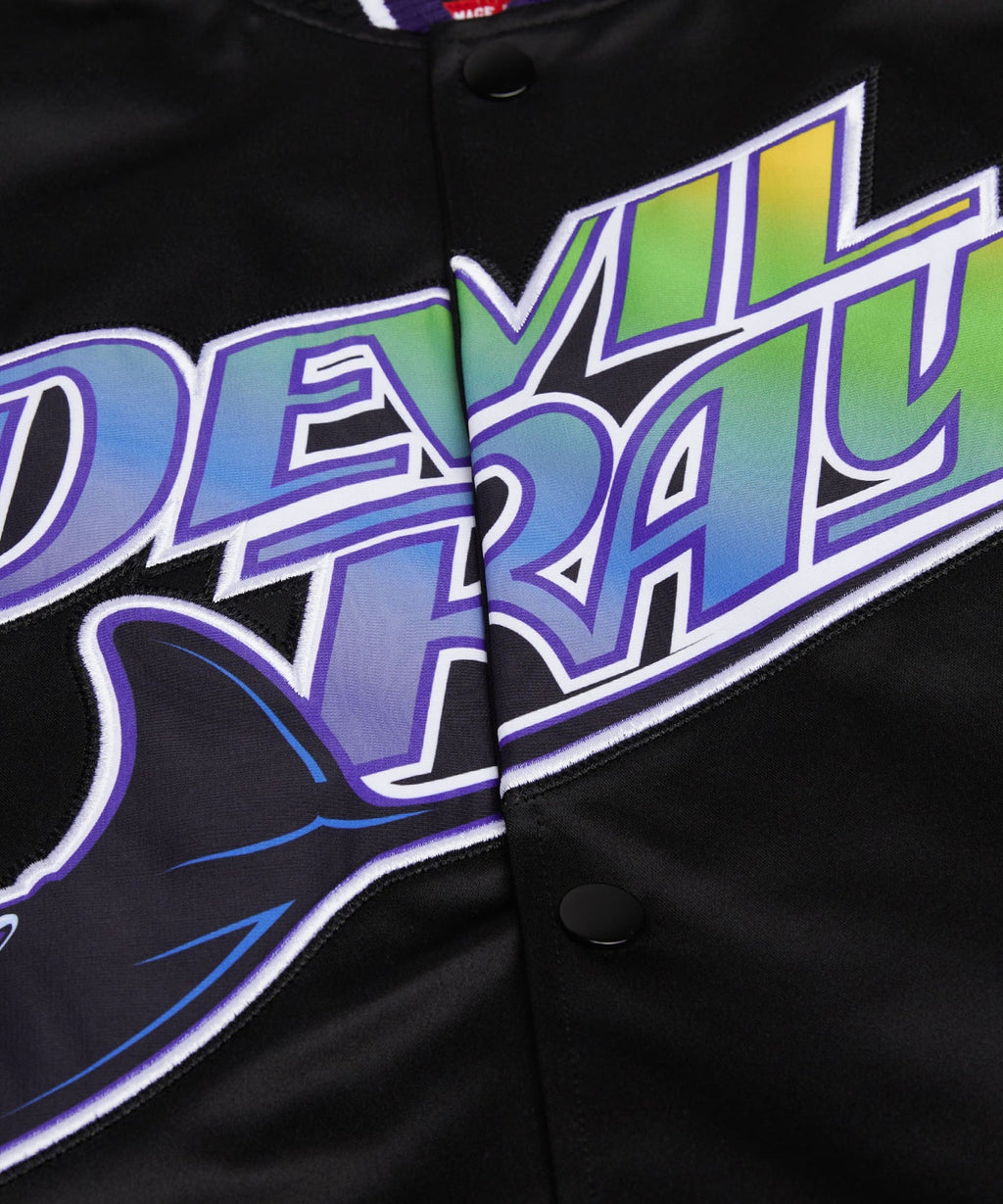 Devil Rays Heavyweight Satin Fan Jacket