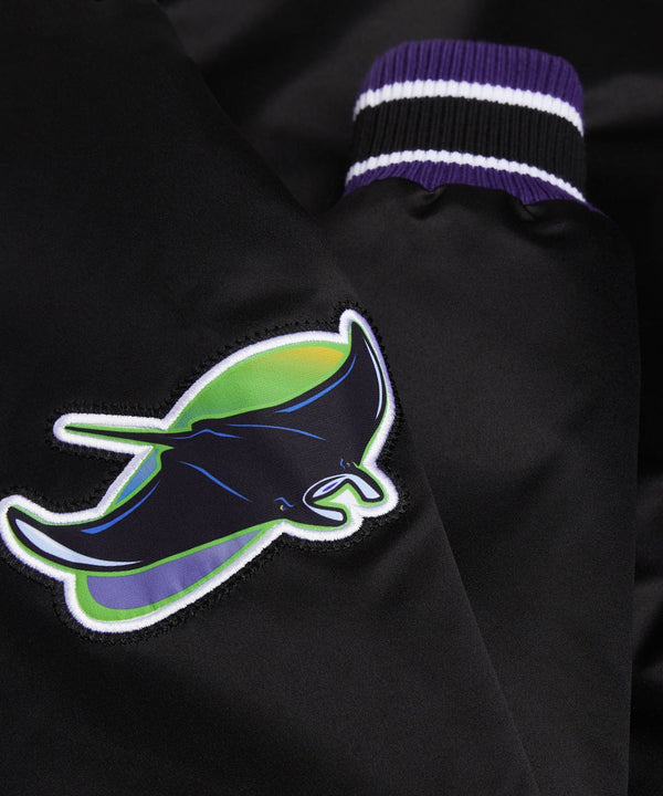 Devil Rays Heavyweight Satin Fan Jacket