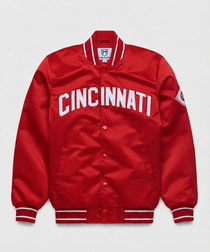 Cincinnati Heavyweight Satin Fan Jacket