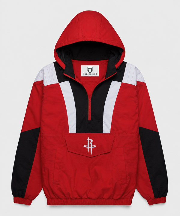 Rockets Inspired Hooded Pullover Jacket