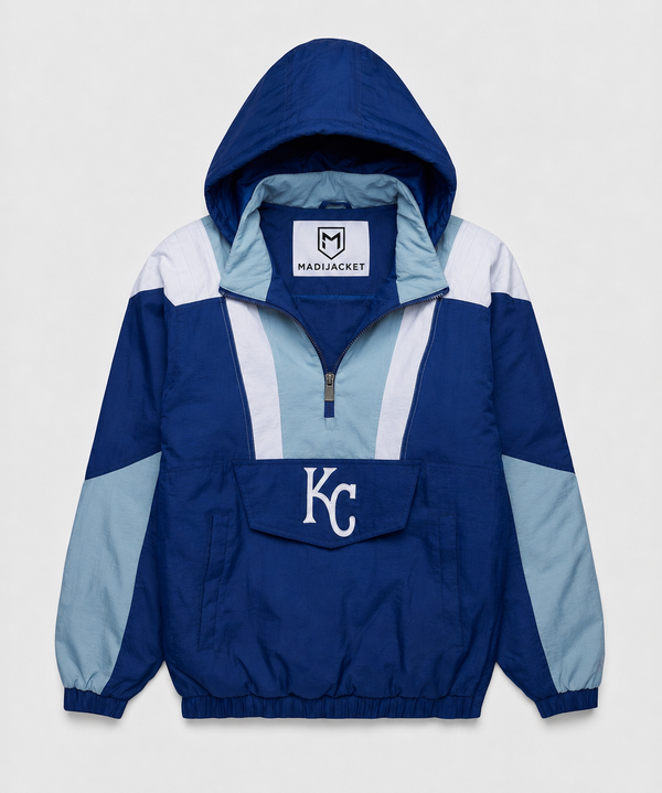 Royals Inspired Hooded Pullover Jacket
