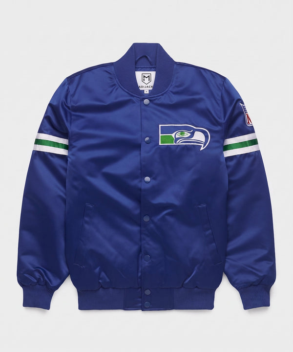 Seahawks Heavyweight Satin Fan Jacket