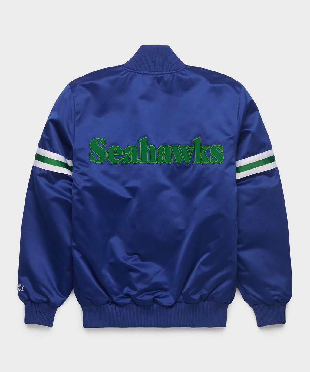 Seahawks Heavyweight Satin Fan Jacket