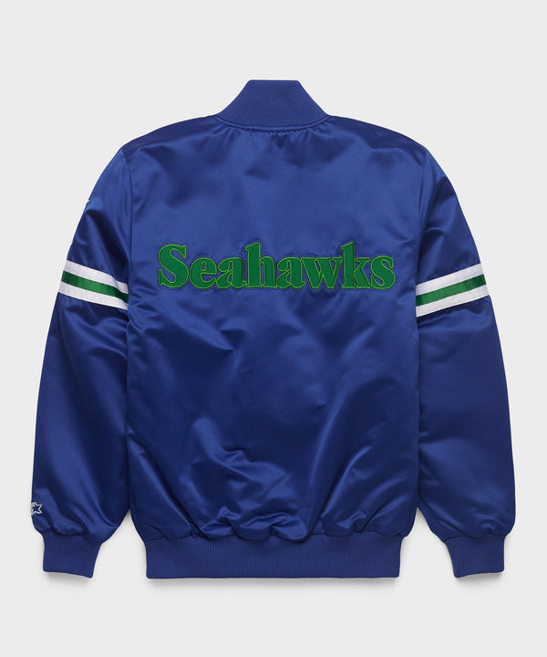 Seahawks Heavyweight Satin Fan Jacket