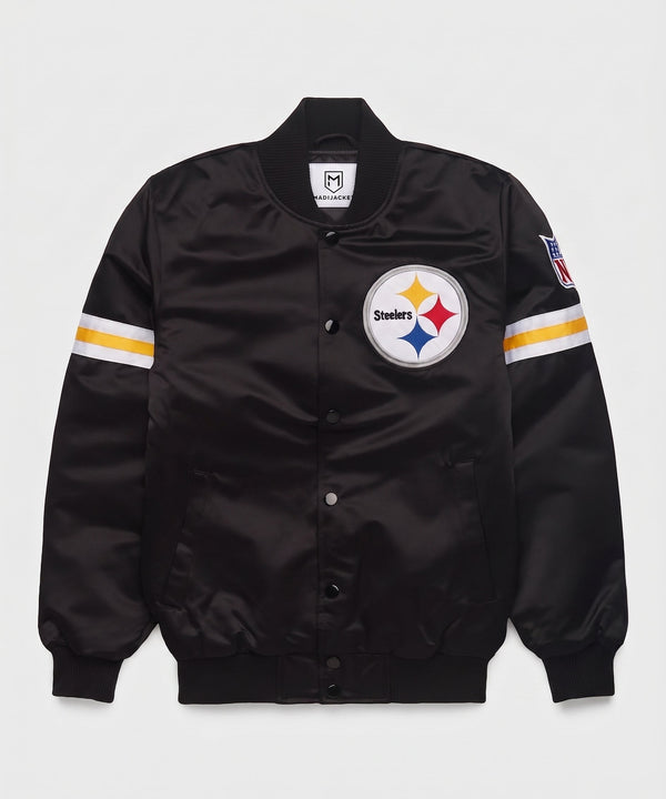 Steelers Heavyweight  Satin Fan Jacket