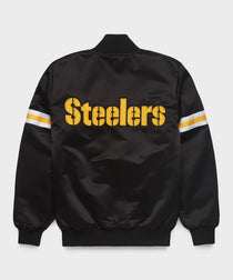Steelers Heavyweight  Satin Fan Jacket
