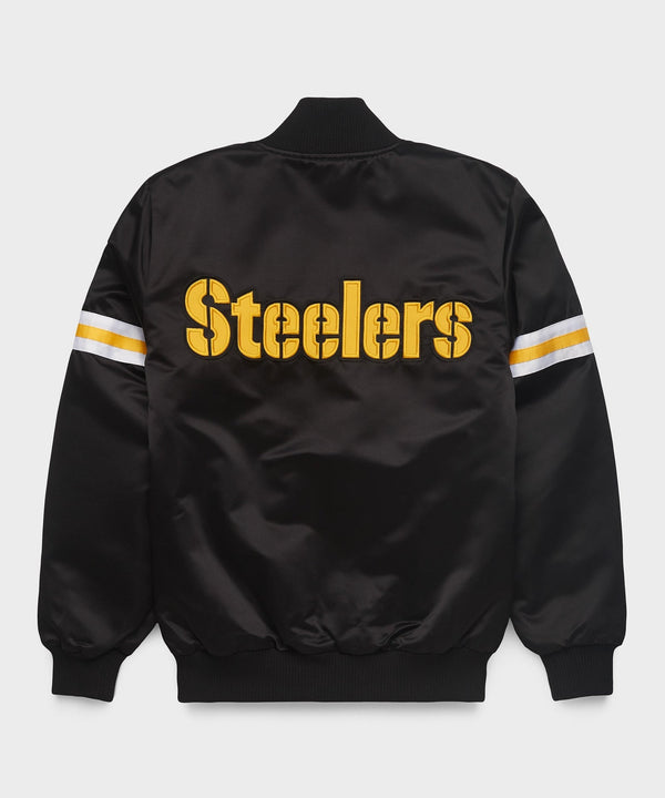 Steelers Heavyweight  Satin Fan Jacket