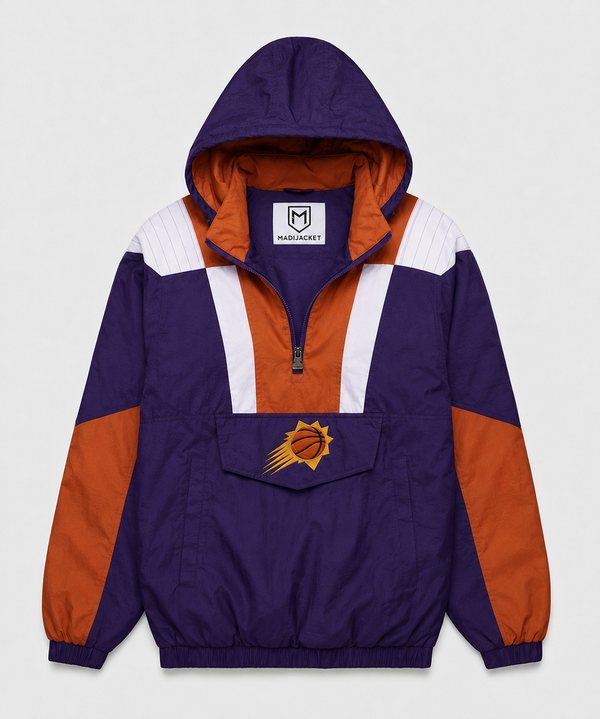 Suns Inspired Hooded Pullover Jacket