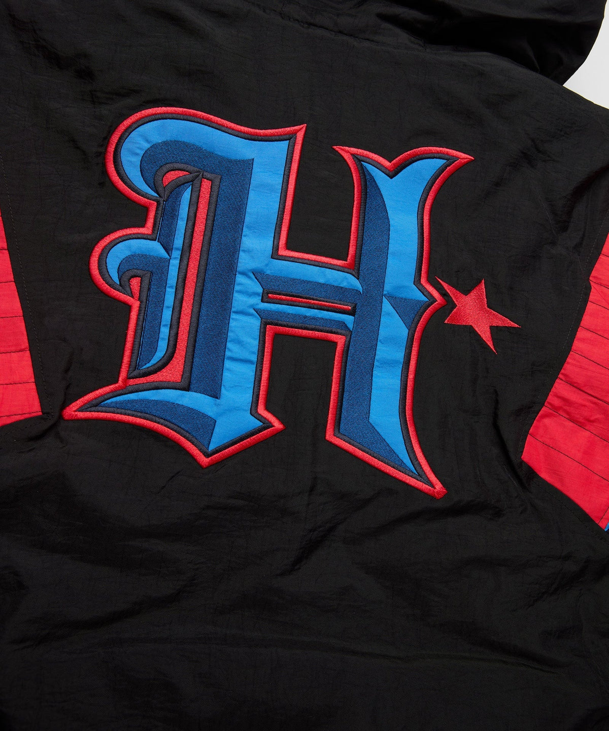 Texans Inspired Blackout Hooded Pullover Jacket