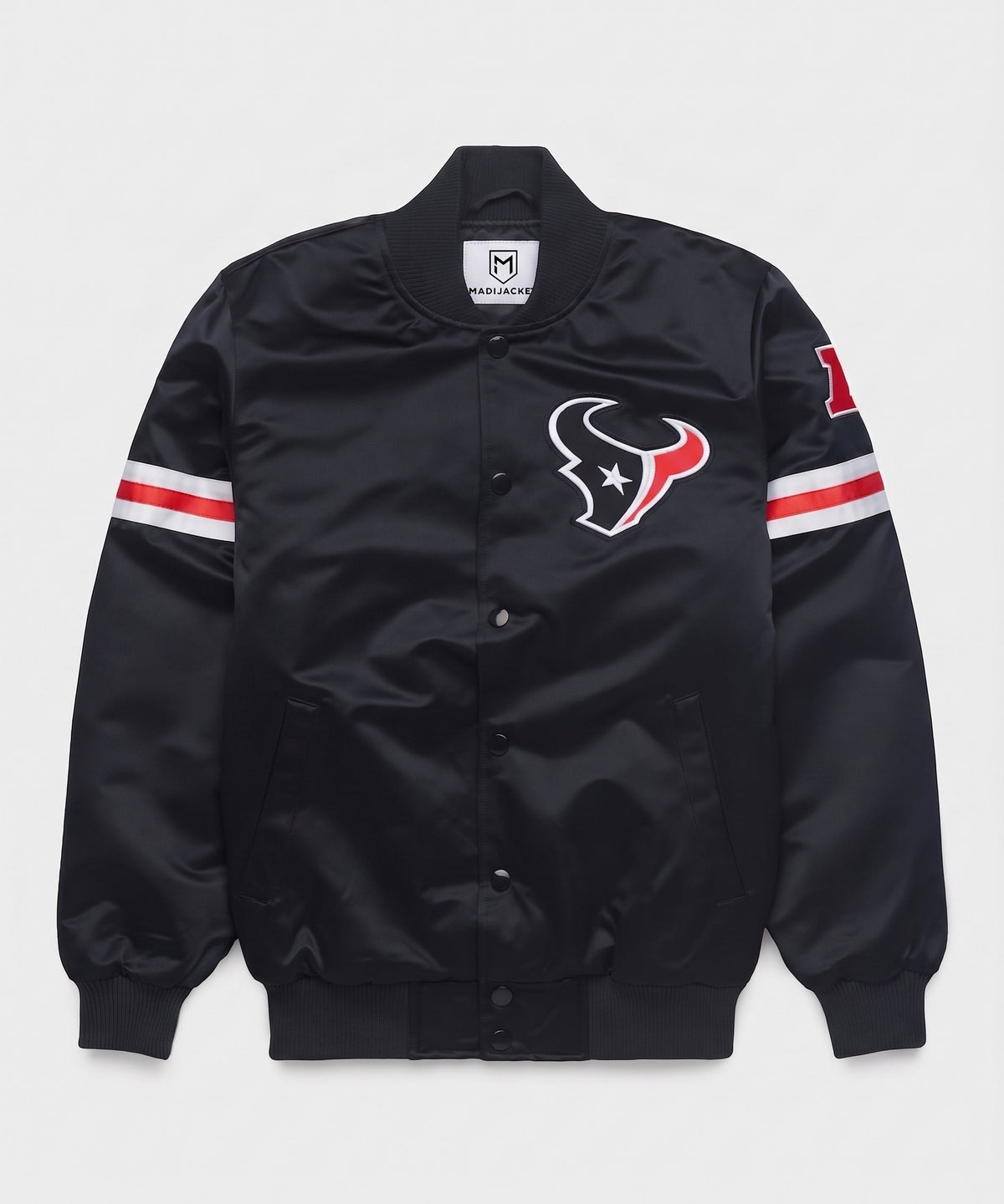 Texans Heavyweight Satin Fan Jacket