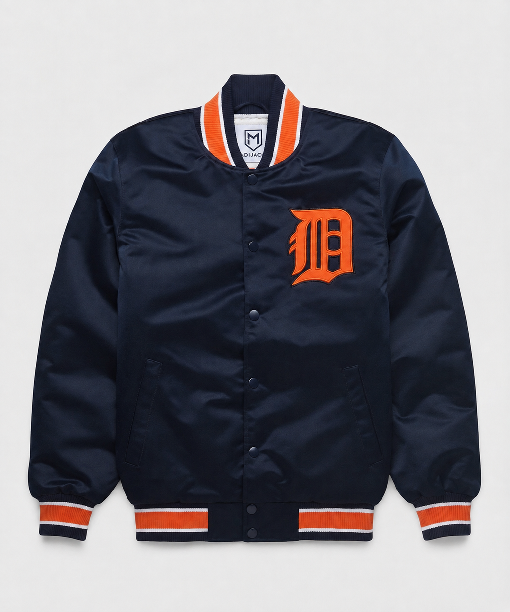 Tigers Heavyweight Satin Fan Jacket